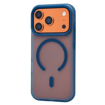 Чехол-накладка для Apple iPhone 17 Pro (Темно-синий) SM042 SafeMag Чехол-накладка для Apple iPhone 17 Pro (Темно-синий) SM042 SafeMag