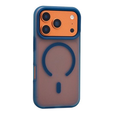 Чехол-накладка для Apple iPhone 17 Pro (Темно-синий) SM042 SafeMag Чехол-накладка для Apple iPhone 17 Pro (Темно-синий) SM042 SafeMag