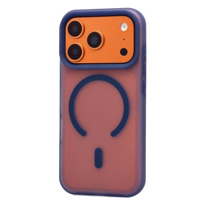 Чехол-накладка для Apple iPhone 17 Pro (Темно-синий) SM042 SafeMag Чехол-накладка для Apple iPhone 17 Pro (Темно-синий) SM042 SafeMag