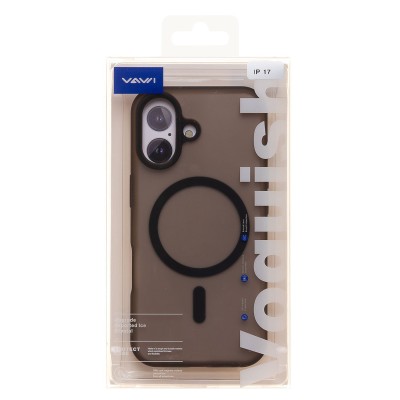 Чехол-накладка для Apple iPhone 17 (Черный) SM042 SafeMag