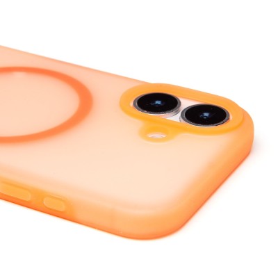 Чехол-накладка для Apple iPhone 17 (Оранжевый) SM042 SafeMag