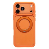 Чехол-накладка для Apple iPhone 17 Pro Max с подставкой (Оранжевый) SM044