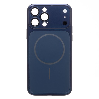 Чехол-накладка для Apple iPhone 13 Pro Max (Темно-синий) SM091 AG-Glass SafeMag