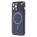 Чехол-накладка для Apple iPhone 13 Pro Max (Темно-синий) SM091 AG-Glass SafeMag