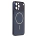 Чехол-накладка для Apple iPhone 13 Pro Max (Темно-синий) SM091 AG-Glass SafeMag