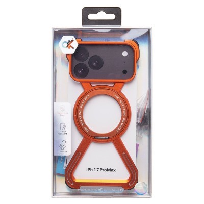 Чехол-накладка для Apple iPhone 17 Pro Max (Оранжевый) SMZ14 SafeMag Чехол-накладка для Apple iPhone 17 Pro Max (Оранжевый) SMZ14 SafeMag