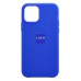 Чехол-накладка для Apple iPhone 12 Pro (Синий) [ORG] Soft Touch