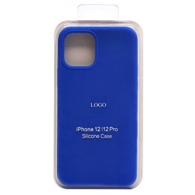 Чехол-накладка для Apple iPhone 12 Pro (Синий) [ORG] Soft Touch