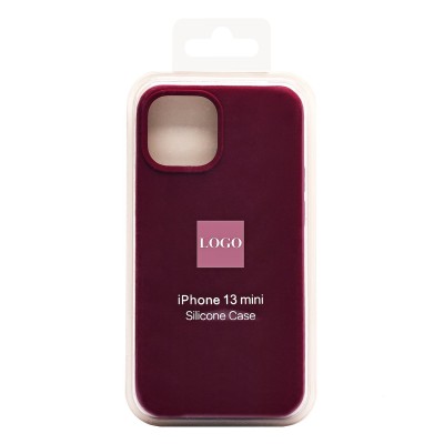 Чехол-накладка для Apple iPhone 13 mini (Бордовый) [ORG] Soft Touch
