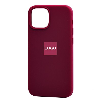 Чехол-накладка для Apple iPhone 13 mini (Бордовый) [ORG] Soft Touch