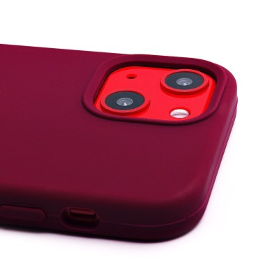 Чехол-накладка для Apple iPhone 13 mini (Бордовый) [ORG] Soft Touch