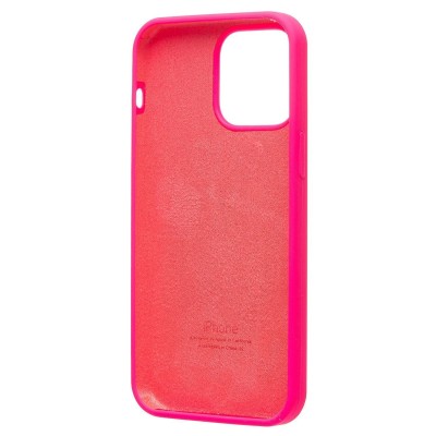 Чехол-накладка для Apple iPhone 14 Pro Max (Темно-розовый) [ORG] Soft Touch