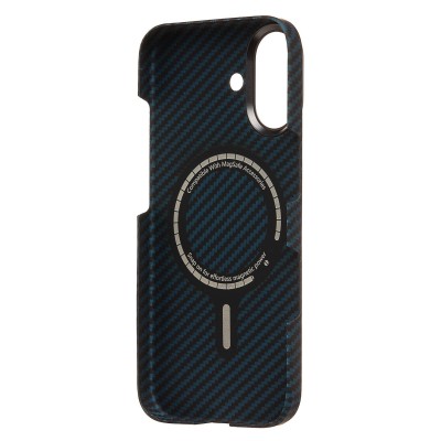 Чехол-накладка для Apple iPhone 17 (Темно-синий) Cellis SM009 POSH KEVLAR SafeMag