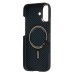 Чехол-накладка для Apple iPhone 17 (Темно-синий) Cellis SM009 POSH KEVLAR SafeMag