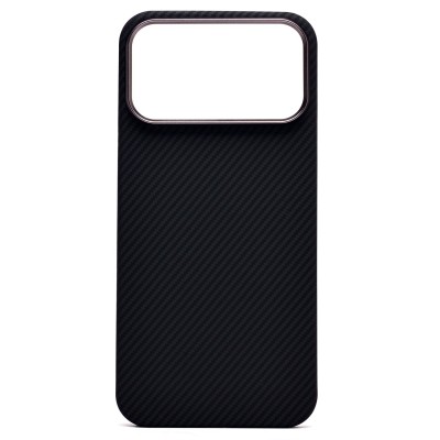 Чехол-накладка для Apple iPhone 17 Pro Max (Черный) Cellis SM009 POSH KEVLAR