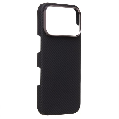 Чехол-накладка для Apple iPhone 17 Pro (Черный) Cellis SM009 POSH KEVLAR Чехол-накладка для Apple iPhone 17 Pro (Черный) Cellis SM009 POSH KEVLAR
