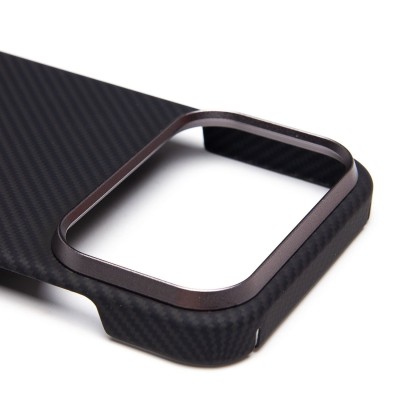 Чехол-накладка для Apple iPhone 17 Pro (Черный) Cellis SM009 POSH KEVLAR Чехол-накладка для Apple iPhone 17 Pro (Черный) Cellis SM009 POSH KEVLAR