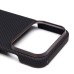 Чехол-накладка для Apple iPhone 17 Pro (Черный) Cellis SM009 POSH KEVLAR Чехол-накладка для Apple iPhone 17 Pro (Черный) Cellis SM009 POSH KEVLAR