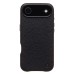 Чехол-накладка для Apple iPhone 17 Air Натуральная кожа зернистая (Черный) Cellis SM030 SafeMag