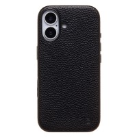 Чехол-накладка для Apple iPhone 17 Натуральная кожа зернистая (Черный) Cellis SM030 SafeMag Чехол-накладка для Apple iPhone 17 Натуральная кожа зернистая (Черный) Cellis SM030 SafeMag