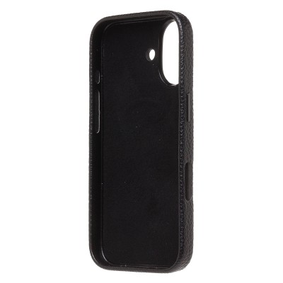 Чехол-накладка для Apple iPhone 17 Натуральная кожа зернистая (Черный) Cellis SM030 SafeMag Чехол-накладка для Apple iPhone 17 Натуральная кожа зернистая (Черный) Cellis SM030 SafeMag