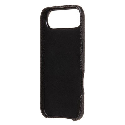 Чехол-накладка для Apple iPhone 17 Air Натуральная кожа (Черный) Cellis SM031 SafeMag