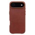 Чехол-накладка для Apple iPhone 17 Air Натуральная кожа (Коричневый) Cellis SM031 SafeMag