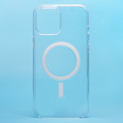 Чехол-накладка для Apple iPhone 12 Pro Max (Прозрачный) ORG PC Clear Case SafeMag