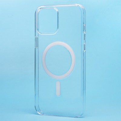 Чехол-накладка для Apple iPhone 12 Pro Max (Прозрачный) ORG PC Clear Case SafeMag