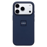 Чехол-накладка для Apple iPhone 17 Pro (Полуночно-черный) ORG Silicone Case с анимацией