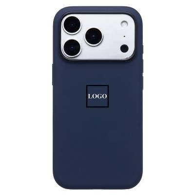 Чехол-накладка для Apple iPhone 17 Pro (Полуночно-черный) ORG Silicone Case с анимацией