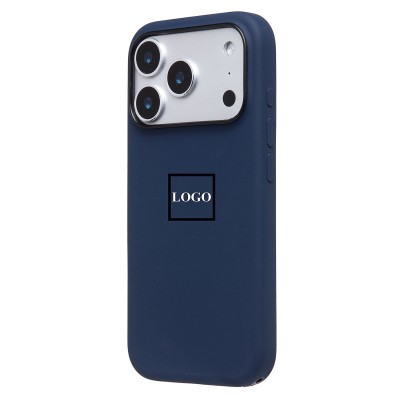 Чехол-накладка для Apple iPhone 17 Pro (Полуночно-черный) ORG Silicone Case с анимацией