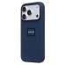 Чехол-накладка для Apple iPhone 17 Pro (Полуночно-черный) ORG Silicone Case с анимацией