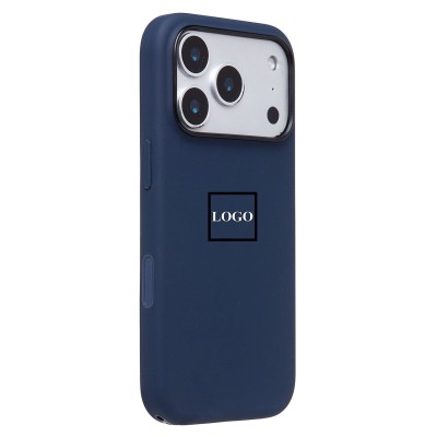 Чехол-накладка для Apple iPhone 17 Pro (Полуночно-черный) ORG Silicone Case с анимацией
