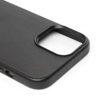 Чехол-накладка для Apple iPhone 12 Pro (Черный) ORG SM002 экокожа SafeMag