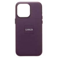 Чехол-накладка для Apple iPhone 15 Pro Max (Темно-пурпурный) ORG SM002 экокожа SafeMag
