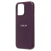 Чехол-накладка для Apple iPhone 15 Pro Max (Темно-пурпурный) ORG SM002 экокожа SafeMag