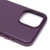 Чехол-накладка для Apple iPhone 15 Pro Max (Темно-пурпурный) ORG SM002 экокожа SafeMag