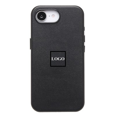 Чехол-накладка для Apple iPhone 16e (Черный) ORG SM002 экокожа SafeMag