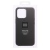 Чехол-накладка для Apple iPhone 16e (Черный) ORG SM002 экокожа SafeMag