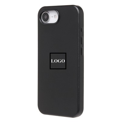 Чехол-накладка для Apple iPhone 16e (Черный) ORG SM002 экокожа SafeMag