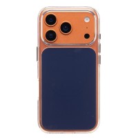 Чехол-накладка для Apple iPhone 17 Pro (Темно-синий/Прозрачный) SM046 SafeMag