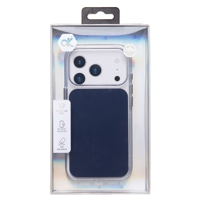 Чехол-накладка для Apple iPhone 17 Pro (Темно-синий/Прозрачный) SM046 SafeMag Чехол-накладка для Apple iPhone 17 Pro (Темно-синий/Прозрачный) SM046 SafeMag