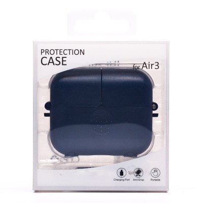 Чехол для кейса Apple AirPods (3-го поколения) (Синий) PCP03