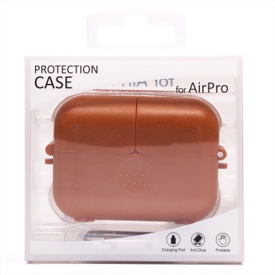 Чехол для кейса Apple AirPods Pro (Коричневый) PCP03