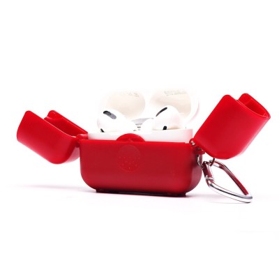 Чехол для кейса Apple AirPods Pro (Красный) PCP03