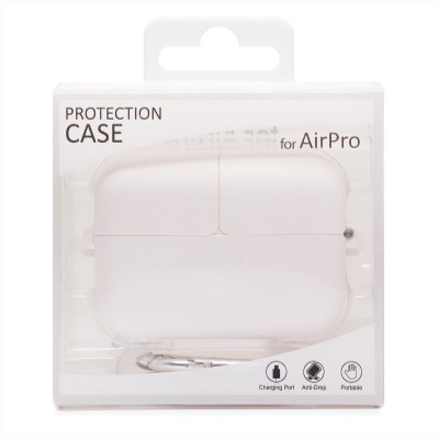 Чехол для кейса Apple AirPods Pro (Белый) PCP03