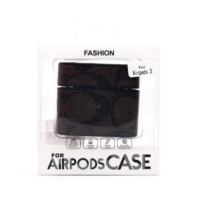 Чехол для кейса Apple AirPods (3-го поколения) (Темно-коричневый) PCP09