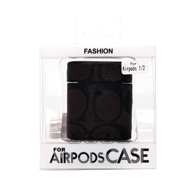 Чехол для кейса Apple AirPods 2 (Темно-коричневый) PCP09