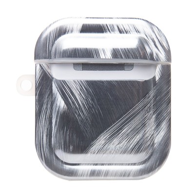 Чехол для кейса Apple AirPods 2 (Серебро/Розовый) PCP10
